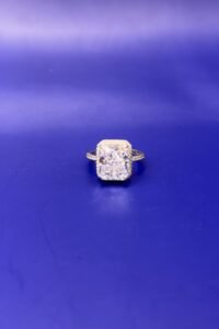 Silver Solitaire Stone Designer Ring (5.880 gm)